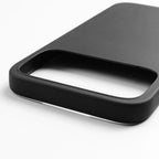 Matte Black iPhone Case Non-Slip Shockproof Soft TPU Cover