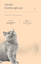 Winter Soft Plush Pet Round Bed