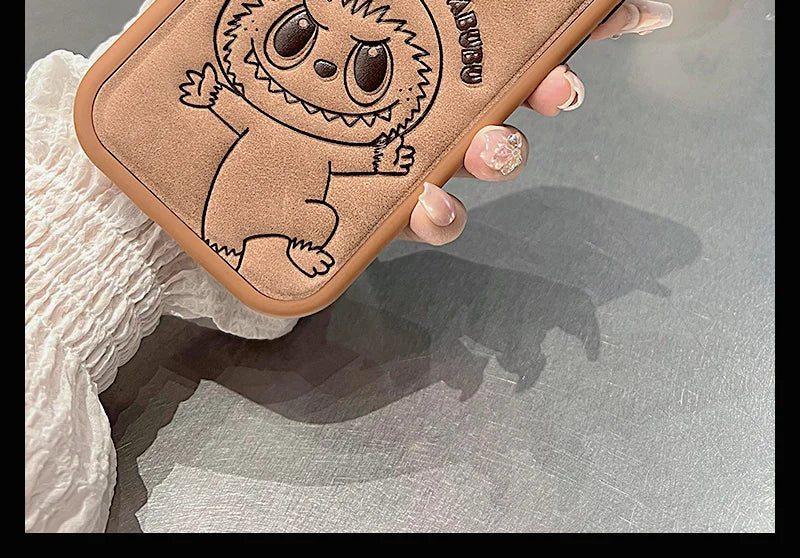 Labubu Handheld Rope Phone Case For IPhone