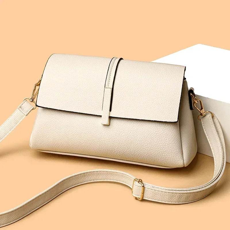 PU Women's Bag 2024 New Fashion Soft Leather Shoulder Bag,Large Capacity Casual Crossbody Bag,Moda Pequeña Bolsa Cuadrada - Imbasat