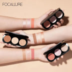 Focallure 3 In 1 Makeup Palette Blush Highlighter Face