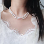 White Pearl Chokers Necklace