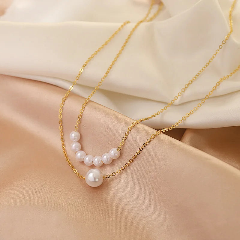 Pearl Choker Necklace For Women