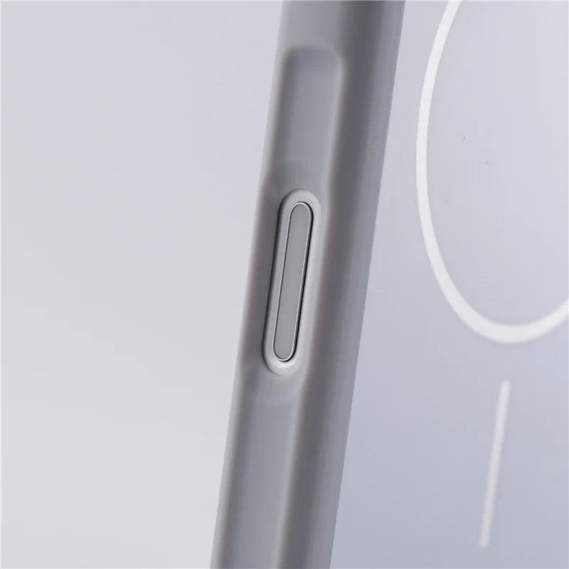 Original Double Color Matte iPhone Magsafe Case Magnetic Hard Cover
