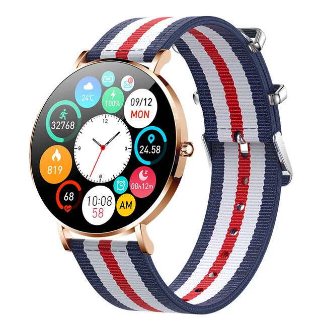 Xiaomi 2023 New Ultra Thin Smart Watch Women 360*360 HD Pixel Display Always Show Time Call Reminder Smartwatch Ladies+Box