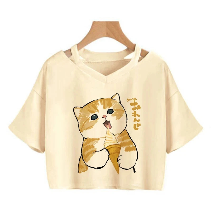 Ulzzang Aesthetic Crop Top