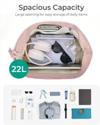 BAGSMART Women's Canvas Tote Bag