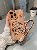 Labubu Handheld Rope Phone Case For IPhone