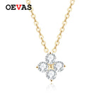 OEVAS Sterling Silver 0.4CT Moissanite Diamond