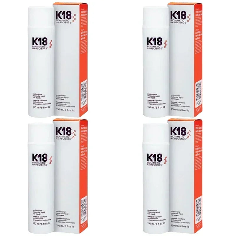 K18 Leave-In Conditioner Biomimetic Hairscience Pro Molecular Repair Dry Hair 4 Minutes To Reverse Hair Damage Moisturize 150ML