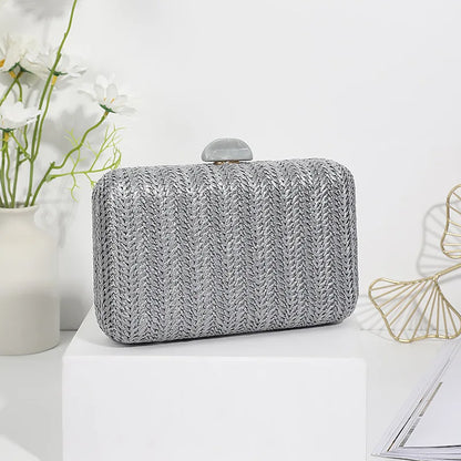 Weave Straw Evening Clutch Bags for Women Summer Party Fashion Shoulder Bags Luxury Purse Hadbags Wedding Bridal Clutches Sac