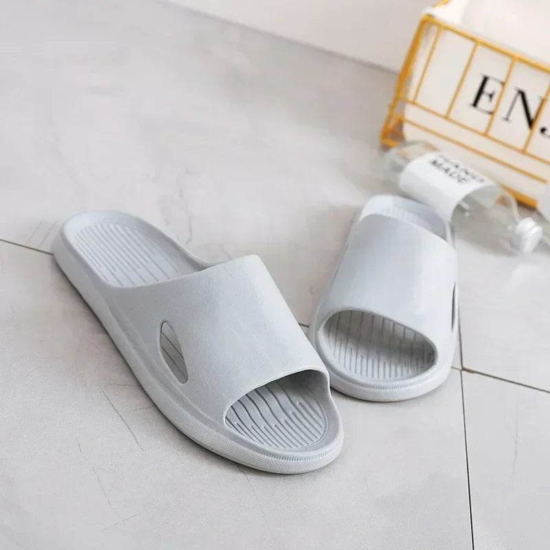 EVA Cloud Home Slippers Men Summer Indoor Floor Non Slip Sandals Couple Family Unisex Hotel Bathroom Flip Flops Slide Shoes - Imbasat