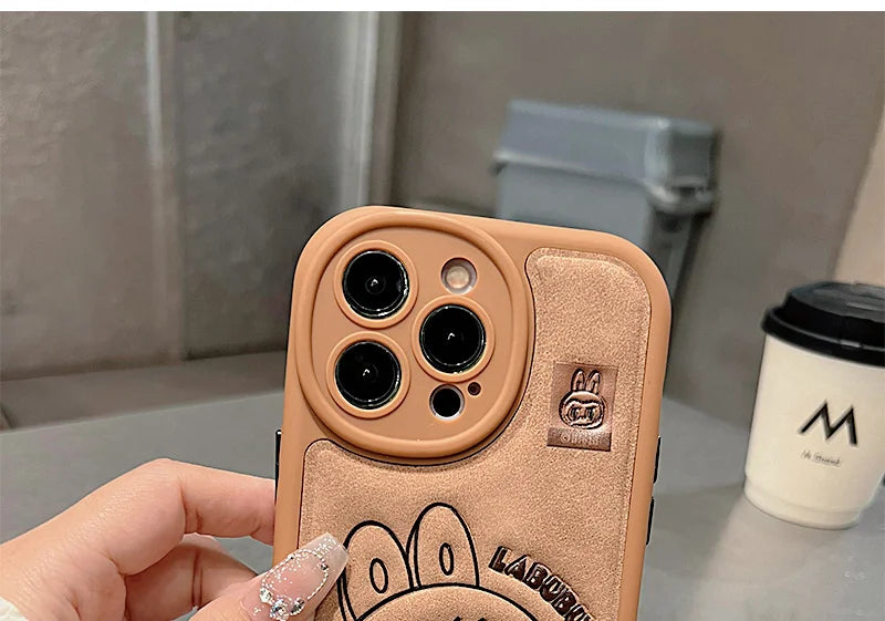 Labubu Handheld Rope Phone Case For IPhone