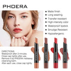 PHOERA 8 Colors Lipstick Matte Long Lasting