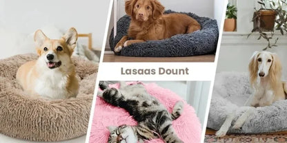 Super Soft Pet Cat Bed Plush Full Size Washable Calm Bed Donut Bed Comfortable Sleeping Artifact Suitable For All Kinds Of Cats