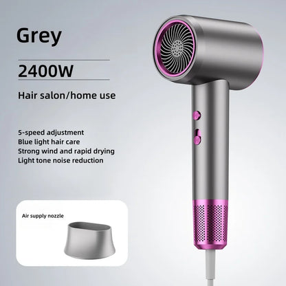 The Latest High-Speed Hair Dryer, High-Power Blue Light Ion Home Hair Salon Hair Dryer, Household Appliance US UK.EU.AU Plug-In