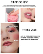 3 in 1 Tinted Blush Stick Face Pink Cream Cheek Blusher