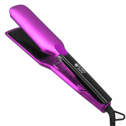 500°F Hair Straightener With Vibration Plasma Hair Flat Irons 260°C Ceramic Coating Plate Professional Salon Styling Tools