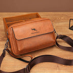 Male Crossbody Waterproof Designer Classic Messenger Bags Pouch Men's Handbag Shoulder Bag Luxury Men Boy Leather Husband - Imbasat