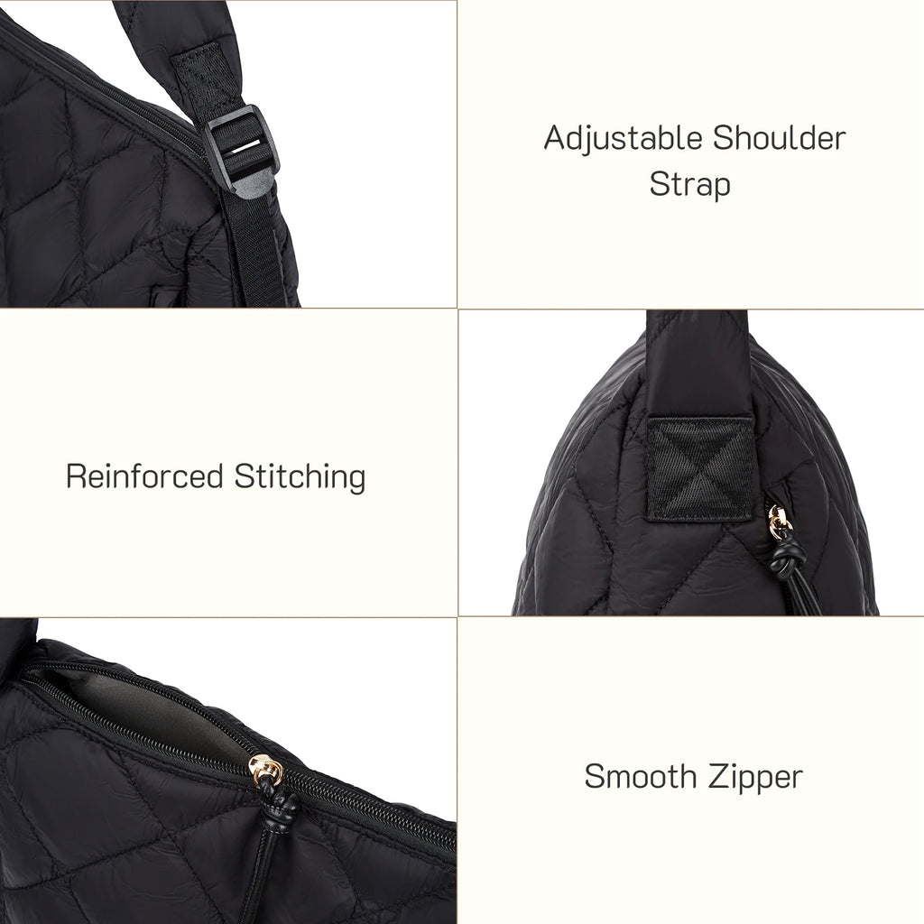 BAGSMART Missnine Quilted Puffer Bag for Women