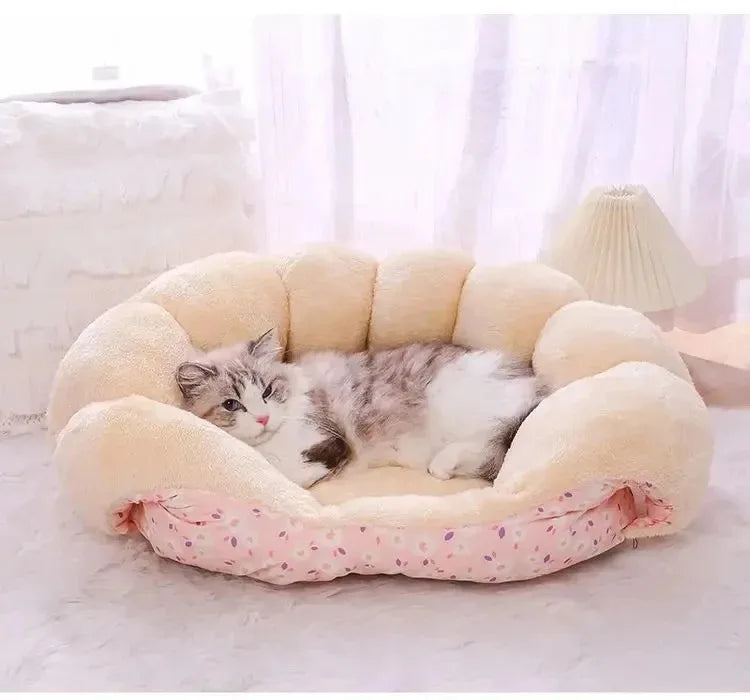 Cats Bed Winter Basket Houses
