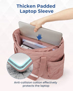 BAGSMART Tote Bag, Puffer Tote Bag