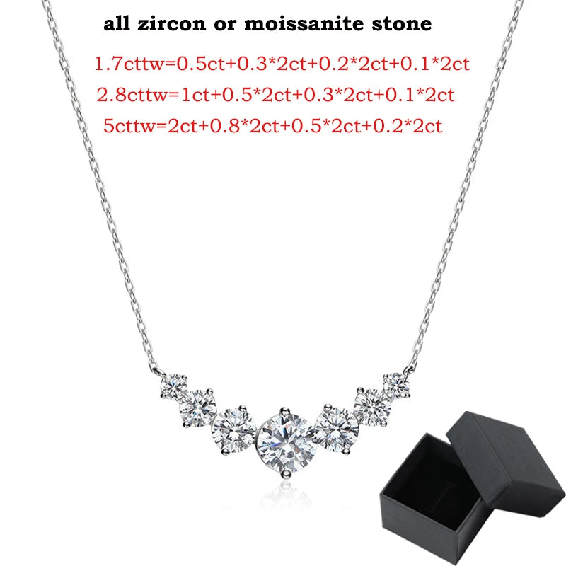 Smyoue Moissanite Necklace