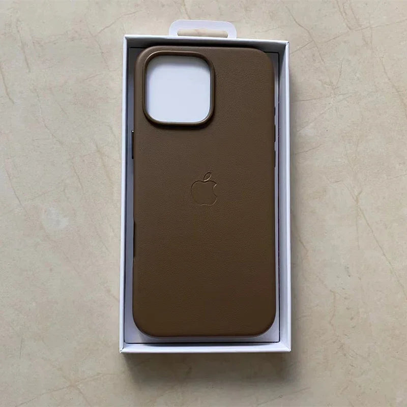 Leather With Magsafe Case For iPhone