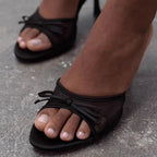 Female Sandal Open Toe Shoes High Heels Large Size 2024 Summer Girls Peep Comfort Spring High-heeled Retro Big Beige Stiletto Fl - Imbasat