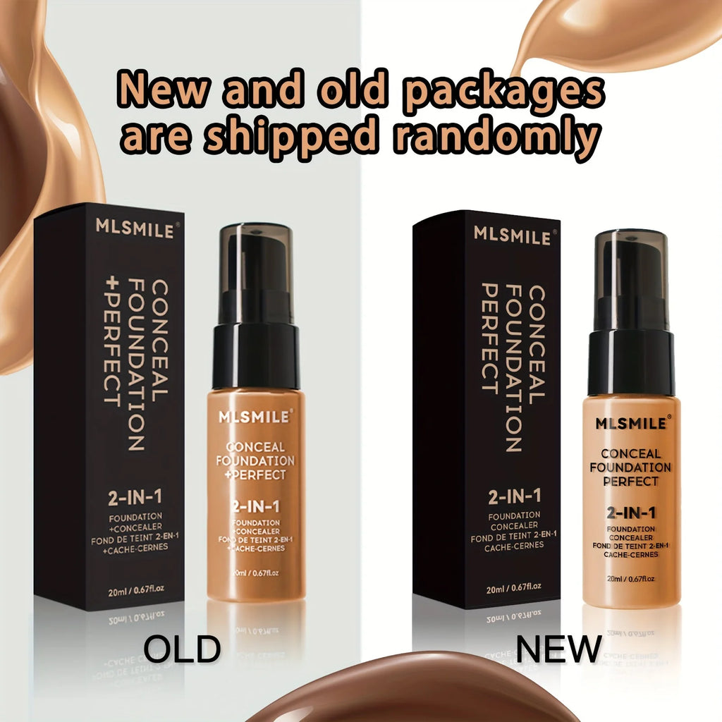 2-In-1 Oil Control Liquid Foundation And Conceal