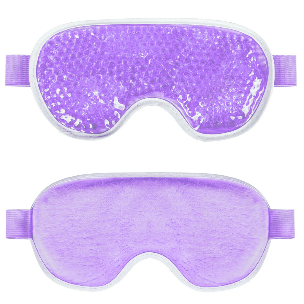 Cooling Eye Mask with Gel Bead Reusable Cold Compress Ice Pack