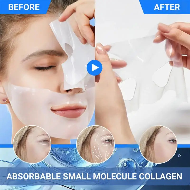 1/3/5/10PCS Bio Collagen Face Mask Anti Wrinkle Fade Face Fine Line Lift Firm Skin Anti-Aging Brighten SkinCare Korean Cosmetics