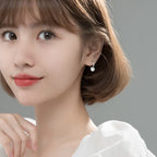 Solitaire 1ct D Moissanite Earrings Diamond Sterling Silver Hoop 14k Gold