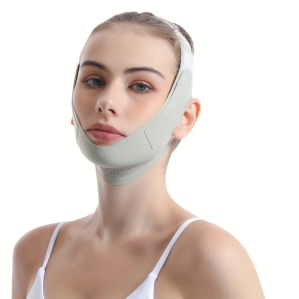 Reusable Face Slimming Bandage V Line Chin Cheek Lift Up Belt Facial Massage Strap Face