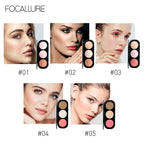Focallure 3 In 1 Makeup Palette Blush Highlighter Face