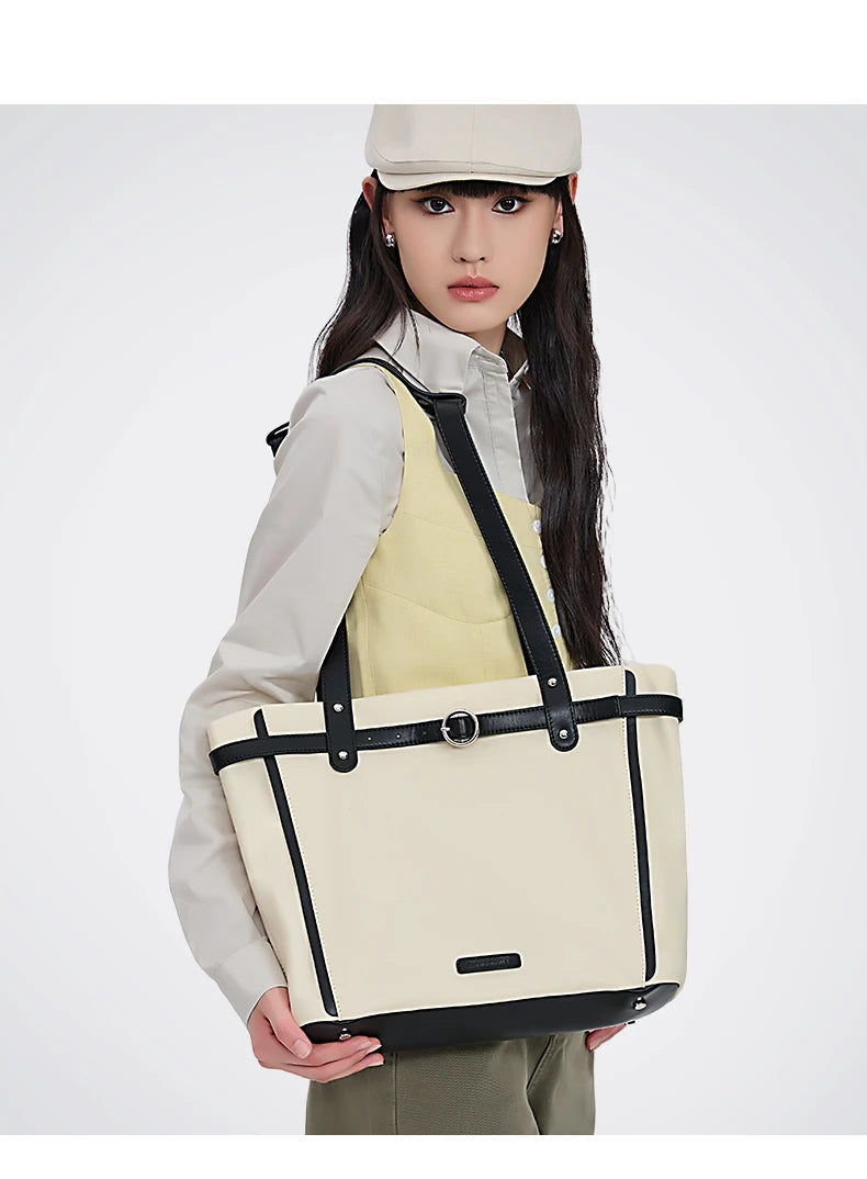 BAGSMART Tote University Eco Canvas Handbags