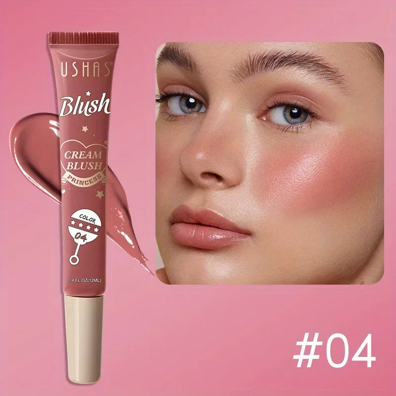 Beauty Liquid Blush Lasting Natural Liquid Contouring Face Blusher Waterproof Facial Blush Stick Soft Light Liquid Blush