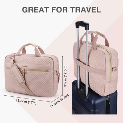 BAGSMART 15.6/17.3'' Laptop bags for woman Briefcase office Shoulder HandBag Office Travel Business Computer Bag Notebook pouch