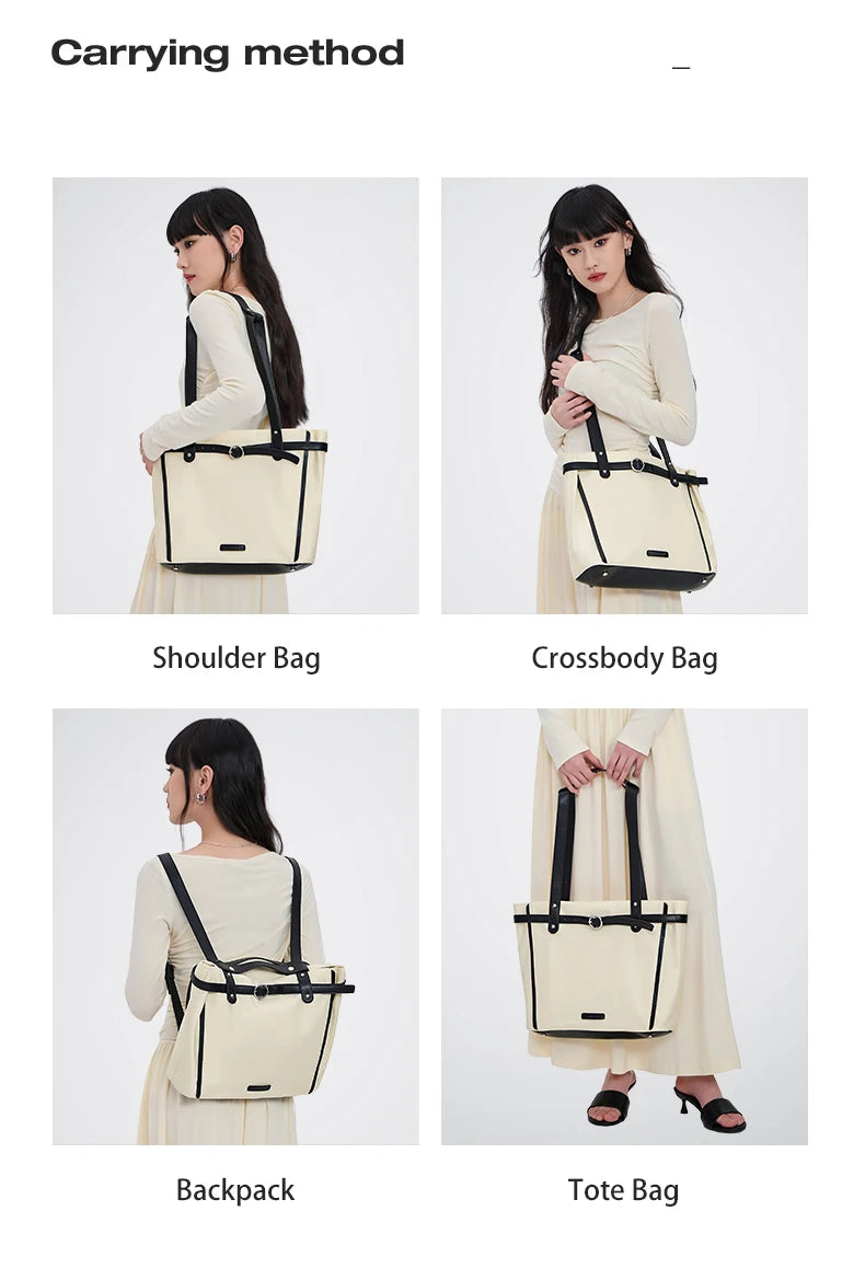 BAGSMART Tote University Eco Canvas Handbags