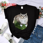 Watermelon Cat Silly Cat Meme T-Shirt A Hilarious Watermelon