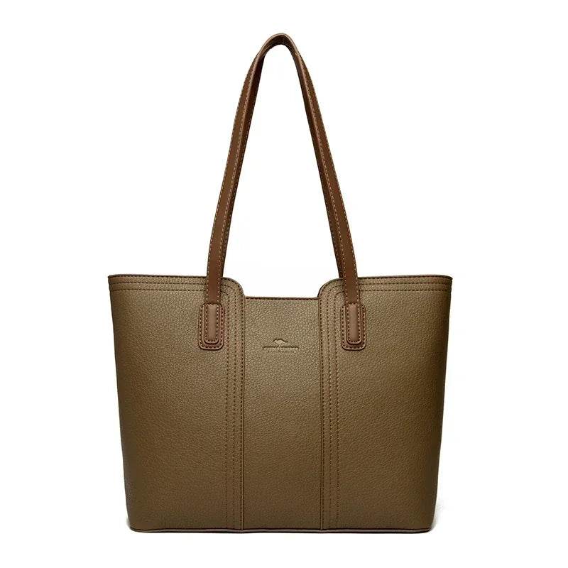 Genuine Brand 3 Layers Women Bags Designer HIgh Quality Soft Leather Large Women 2024 Shoulder Bag Messenger Handbag 2024 - Imbasat