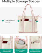 BAGSMART Women's Canvas Tote Bag