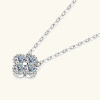 RAPRGOLD GRA Certified Moissanite Clover Pendant