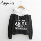 Goth Anime Hoodie Aesthetic Sweatshirt Gothic Punk Grunge Streetwear