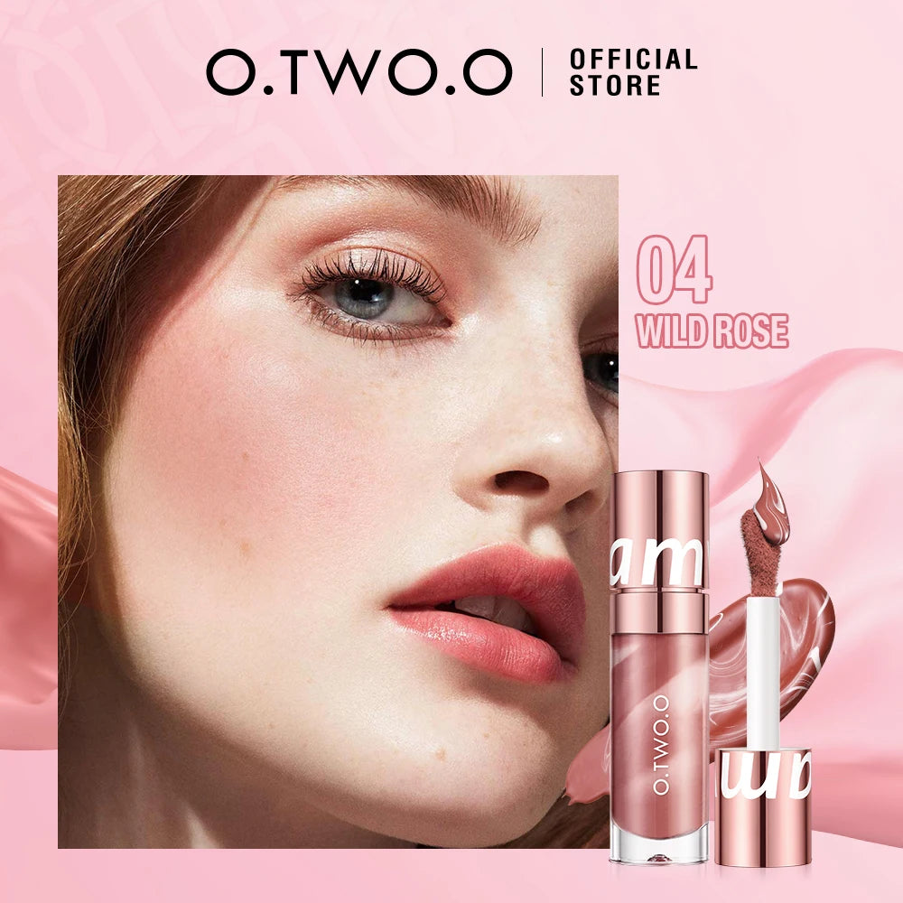 O.TWO.O Liquid Blush Face Blusher Moisturizing Long Lasting