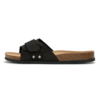 Men's Summer Flat Cork Slipper Softwood Beach Casual Nubuck Slides Mule Clogs Sandals Platform Shoes Ladies Footwear 2025