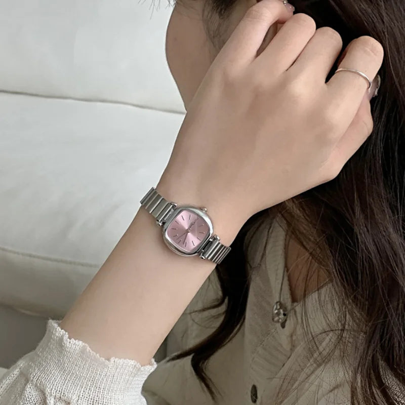 Brand Women Quartz Watch Adjustable Stainless Steel Strap Luxury Gift Ladies Wristwatch Dropshipping Clock Relojes Para Mujer