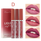 3 PCS Liquid Lipsticks Set Long Lasting Make Up Korean