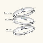 18k Gold Plated Wedding Ring 925 Silver D Color Moissanite