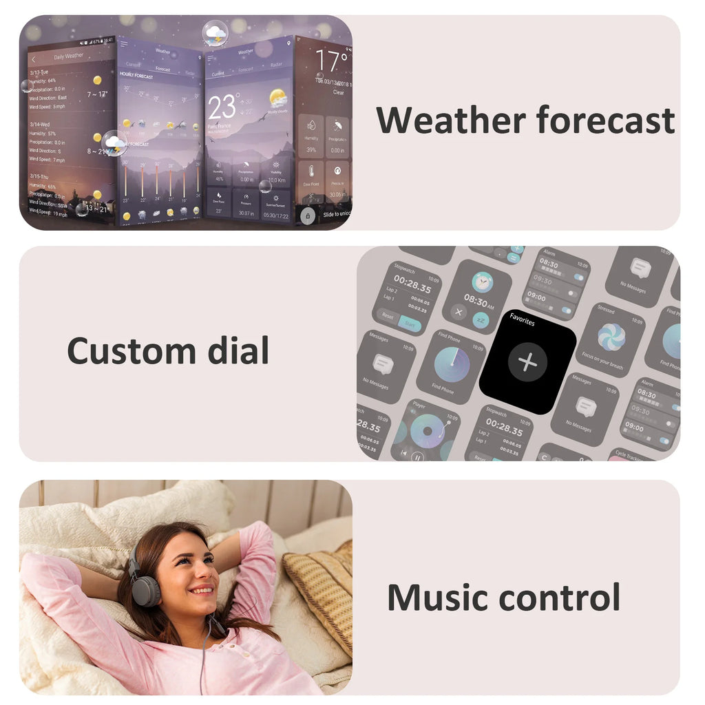 IOWODO Smart Watch for Women